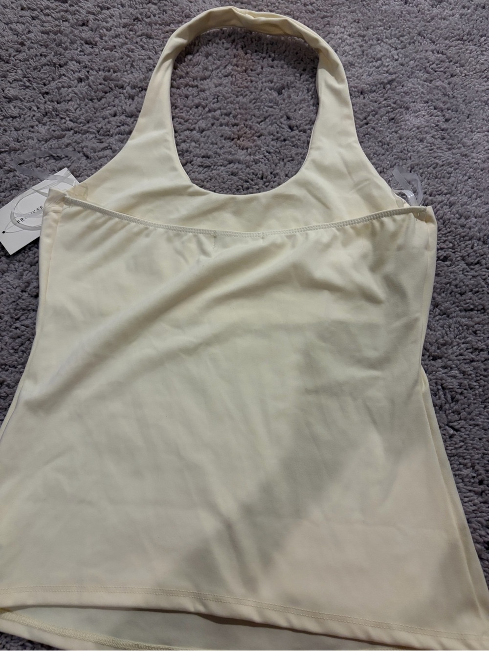 Tank Top with Rhinestone Star - Cream - Picture 3 of 3
